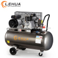 Colorful belt driven big red air compressor machines